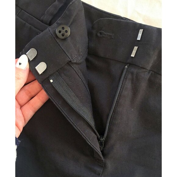 Talbots Petite Black Shorts Women 14P Pockets Cotton Capsule Wardrobe Minimalist - Picture 5 of 9